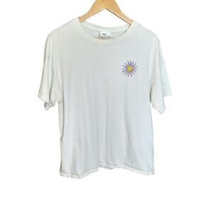 Smiley x H&M Womens Graphic Retro Short Sleeve Tee Shirt Size L